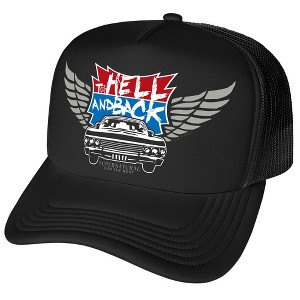 Supernatural To Hell And Back Foam Trucker Cap Black - 1 of 4