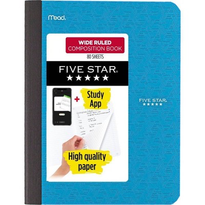 Five Star Comp Book with Pocket 100ct Wide Ruled