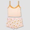 Women's Peanuts Cami & Boxer Set - Orange - 2 of 4