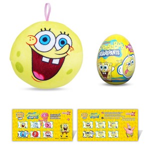 Miraball Bibi SpongeBob - Surprise Egg Capsule with Memory Foam Expandable Plush Toy – 3.7" (9.5cm) Soft Collectible with Hidden Surprises - 1 of 4