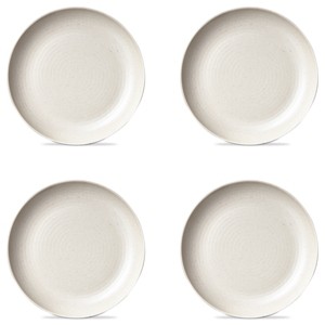 TAG Cream Brooklyn Melamine Brooklyn Melamine Plastic Dinning Dinner Plate Dishwasher Safe Indoor/Outdoor 11x11 inch Set 4 - 1 of 3