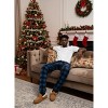 ADR Men's Soft Plush Fleece Pajama Pants, Warm Long Lounge Bottoms - 2 of 2
