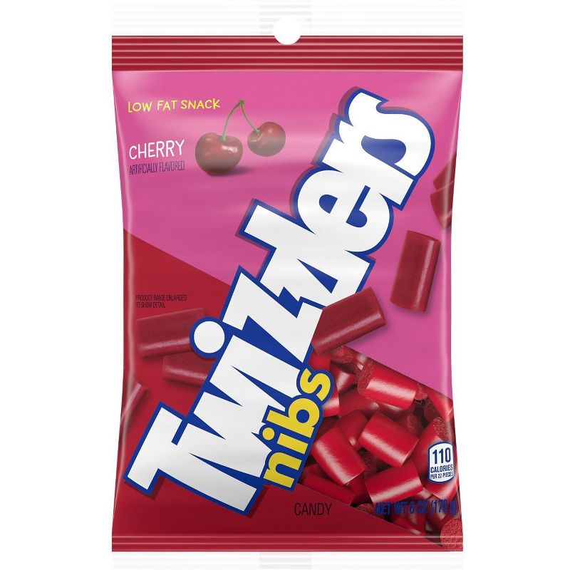 Twizzlers Nibs Cherry Licorice Candy - 6oz, 1 of 7