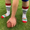 Football Bowl Numbers Pool Socks from the Sock Panda (Men's Sizes Adult Large) - 2 of 4
