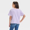 Girls' Inside Out 2 Short Sleeve Cropped Graphic T-Shirt - Lilac Purple - image 3 of 4