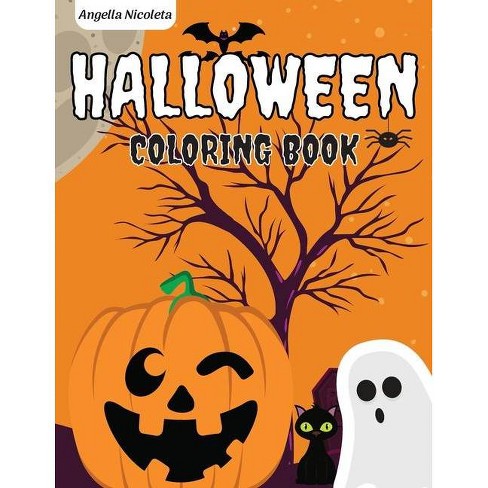 Download Halloween Coloring Book By Angella Nicoleta Paperback Target