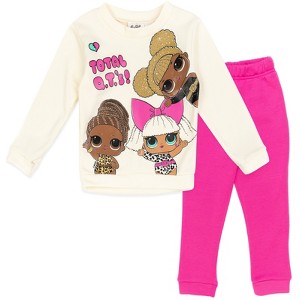 L.O.L. Surprise! Girls Fleece Sweatshirt and Jogger Pants Outfit Set Little Kid to Big Kid - 1 of 4