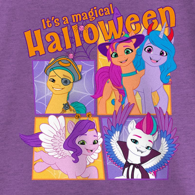 Girl's My Little Pony: A New Generation It’s a Magical Halloween T-Shirt, 2 of 5