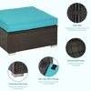 Sonkuki 5 Pieces Patio Conversation Set with Ottoman Sectional Sofa Set - 4 of 4