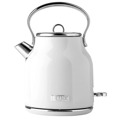 Elite Platinum 1.3-Quart White Stainless Steel Electric Kettle - 9154072