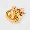 Stellar Button Earrings - A New Day™ Gold - image 3 of 3