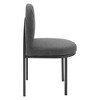 Modway Isla Channel Tufted Upholstered Fabric Dining Side Chair - 2 of 4