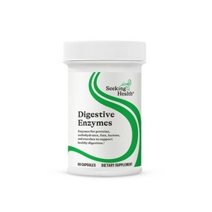 Seeking Health Digestion Intensive: Vegetarian Enzyme Supplement for Digestion & Nutrient Absorption,120 Capsules - 1 of 4