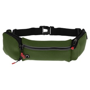Unique Bargains Lightweight Zipper Running Belt 1 Pc - 1 of 4