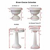 Bloem Indoor/Outdoor Plastic Grecian Urn Planter - 3 of 4
