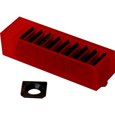 JET 718601 10-Piece 4 Sided Carbide Heliceal Head Blade Set for JET JJ-6HHBT