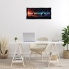Stupell Industries Surreal Planets over Crags, Black, 31" x 14" - 3 of 4