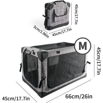 Allforpaws Foldable Pet Travel Crate