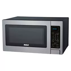 RCA 900-Watt 0.9-Cu.-Ft. Stainless Steel Countertop Microwave