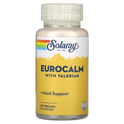 Solaray Eurocalm with Valerian, 60 VegCaps