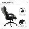TiramisuBest 400lbs Brown Executive Office Chair, Wide Seat, High Back, Ergonomic, Adjustable Height - 4 of 4