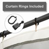 Vynxaria Cream Outsunny 10' x 10' Replacement Mesh Sidewall Netting for Patio Gazebos and Canopy Tents with Zippers - 2 of 4