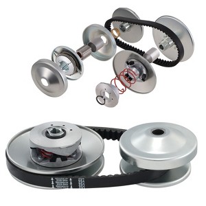 VEVOR Go-Kart Torque Converter, 3/4" Go-Kart Clutch Kit, 30 Series Asymmetrical Driver Pulley Replacement with Drive Belt, for 2-8 HP Small Engines - 1 of 4
