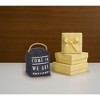 Pavilion Gift Company - Come In - 5" x 6" Dark Gray Door Stopper - Door Stops - 4 of 4