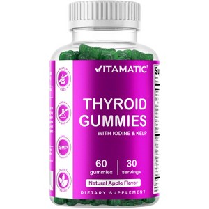 Thyroid Support with Kelp & Iodine - 60 Gummies - 1 of 4