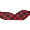 Unique Bargains Gift Wrap Ribbons Plaid Faux Linen 179.13"x1.97" 1 Pc - 4 of 4
