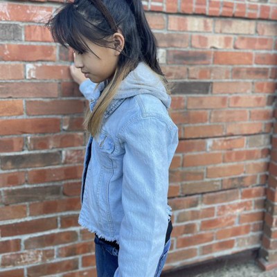 Girls' Jean Jacket - Cat & Jack™ Medium Wash L : Target