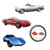 Chevrolet Corvette Car Large Deluxe Stickers Variety Pack of 12 - 3 of 4