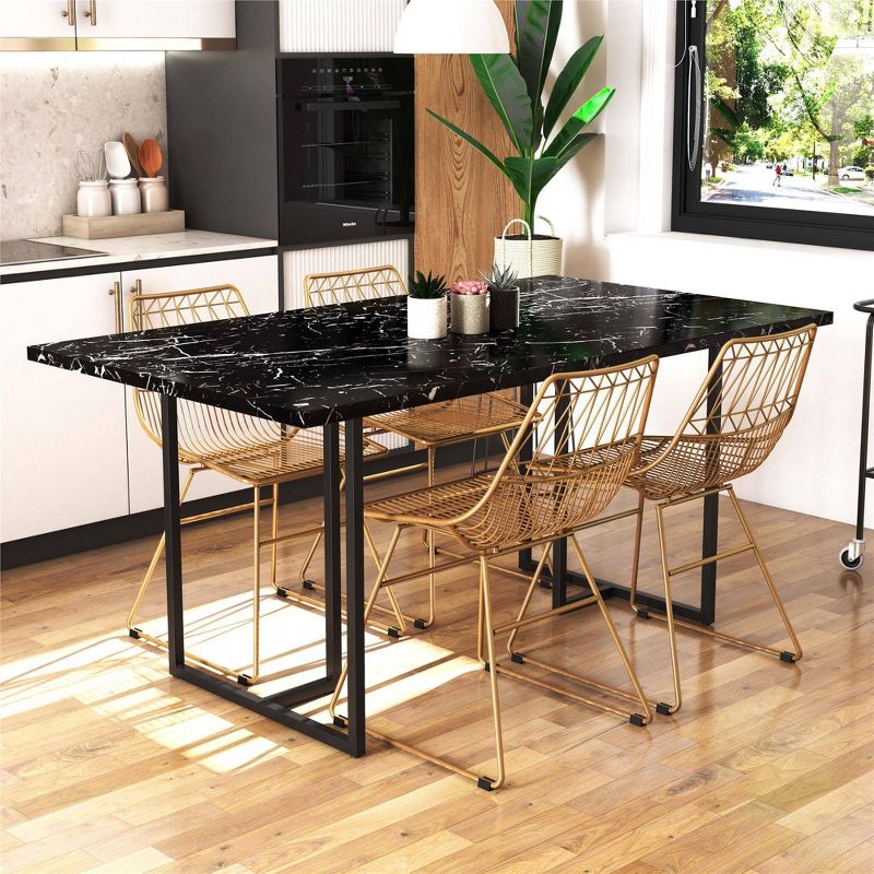 Astor Dining Table Marble Top with Legs - Cosmoliving By Cosmopolitan, 3 of 10