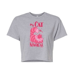 Women's - Disney - Cats & Dogs Cropped Graphic T-Shirt - 1 of 4