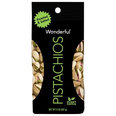 Wonderful Roasted & Salted Pistachios - 8oz