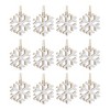 Melrose Wood Snowflake Ornament (Set of 12) - 3 of 4
