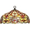 Chloe Lighting Sadie Tiffany-Style 2 Light Victorian Ceiling Pendant Fixture 18`` Shade - 3 of 3