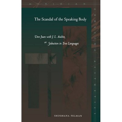 The Scandal of the Speaking Body - (Meridian: Crossing Aesthetics) by  Shoshana Felman (Paperback)