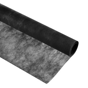Unique Bargains Flower Wrapping Paper 30ft Floral Bouquet Waterproof Packaging Cotton for Wedding Party Dark Black - 1 of 4