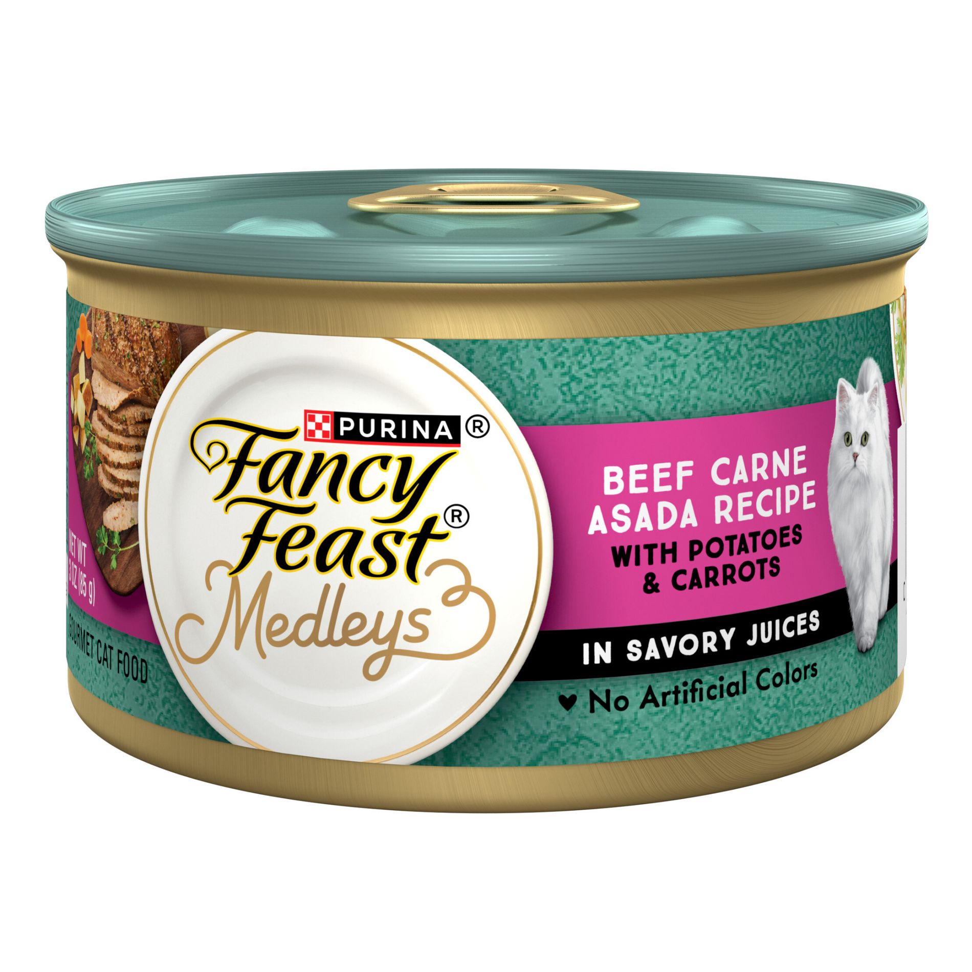 Fancy Feast Medleys Carne Asada Beef Flavor Wet Cat Food - 3oz