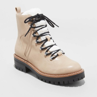Women&#39;s Leighton Hiking Boots - A New Day&#8482; Taupe 8.5