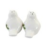 2.25 In Dove Salt And Pepper Set Christmas Birds Poinsettia Salt And Pepper Shakers - 3 of 3
