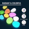 Graham Products Products 190 Pieces Glow in the Dark Rocks | Indoor & Outdoor Use - Garden, Fish Tank Pebbles - Multi-colored - 4 of 4