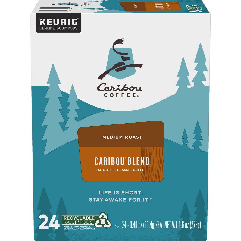 Caribou Coffee Caribou Blend Keurig K-Cup Coffee Pods - Medium Roast - 24ct, 4 of 11