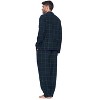 Ashford & Brooks Mens Flannel Plaid Pajamas Long Pj Set - 3 of 4
