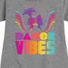 - Trolls - Dance Vibes Poppy Branch Graphic Short Sleeve Fleece Dress - 2 of 4