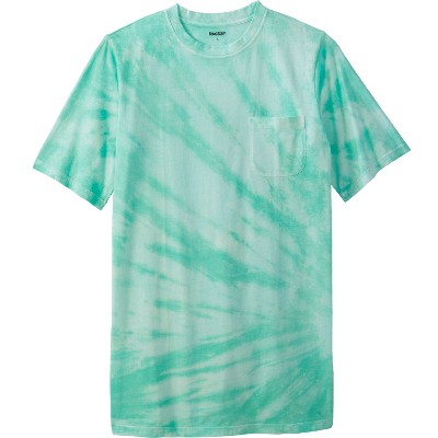 KingSize Shrink-Less Lightweight Longer-Length Crewneck Pocket T-Shirt
