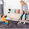 SKRAN Machine Washable Area Rugs, Low-Pile, Non-Slip, Non-Shedding, Foldable, Kid & Pet Friendly for Living Room, Bedroom(Burgundy+Black) - 2 of 4
