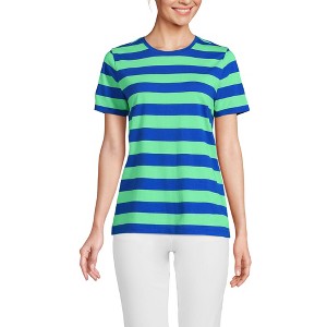 Lands' End Women's Relaxed Supima Cotton T-Shirt - 1 of 3