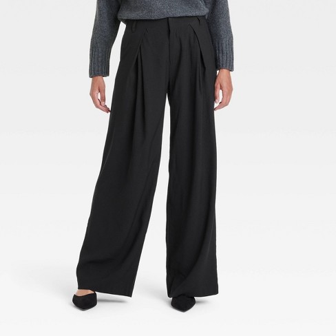 3 quarter wide leg trousers best sale